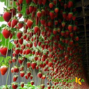 Клубника ампельная Анастасия купить по цене от 370р. в интернет-магазине «Посадика» с доставкой почтой в в Княгининое и по всей России – [изображение №1].
